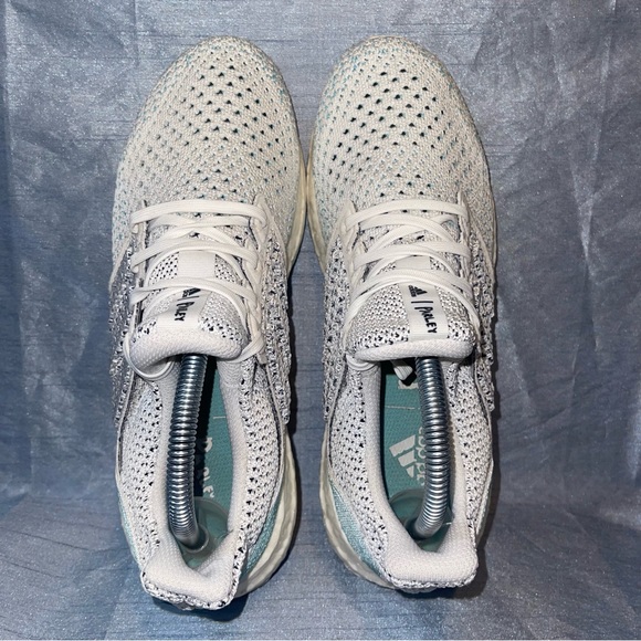 Men's Adidas Ultra Boost Clima Parley White Blue Size 8 BB7076 - Picture 5 of 8